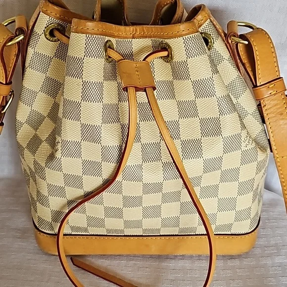 AUTHENTIC LOUIS VUITTON DAMIER AZUR NOÉ BB - Picture 2 of 16